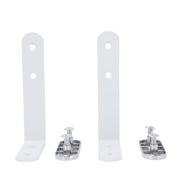 YOSADIER 2Sets White Corner Screen Bracket Precision Made Screen Fixing Clips Accessory