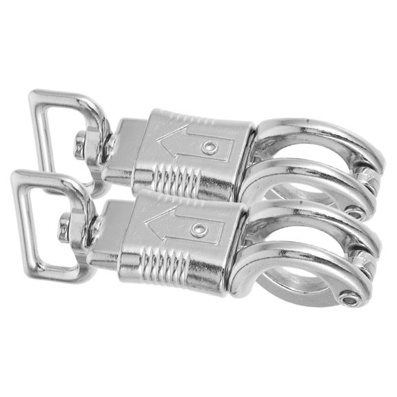YOSADIER 2pcs Quick Release Spring Snap Hook for Horse Harness Zinc Alloy