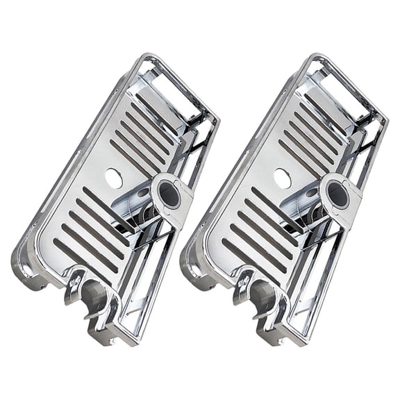 YOSADIER 2Pcs Bathroom Shower Organizer Rack for Shampoo Soap and Toiletries Storage