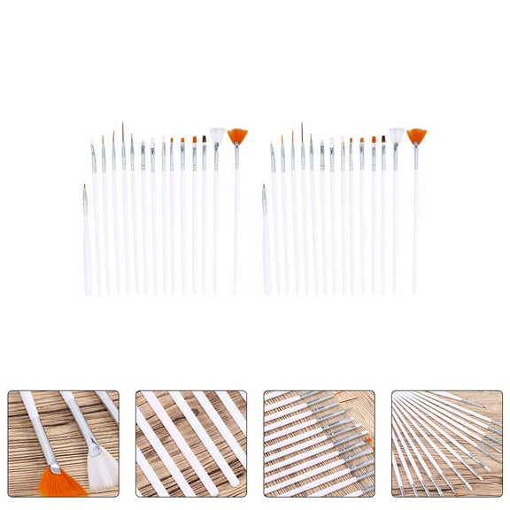 YOSADIER 30Pcs Cookie Paint Brushes for Cake Decorating and DIY Art Projects
