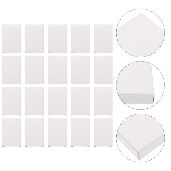 YOSADIER 30Pcs Paper Storage Box for Small Items with Durable Design 11.8X2.6X0.6in