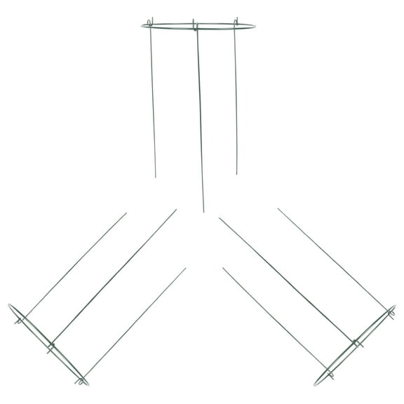 YOSADIER 3Pcs Garden Trellis for Climbing Plants Iron Support for Flower Pots 15.7x9.8in