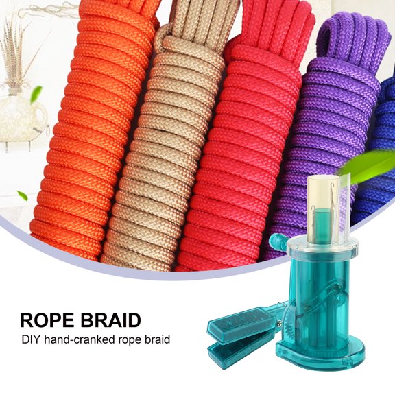 YOSADIER 3Pcs Household DIY Winder Machine Hand Operated String Ball Winder Green ABS