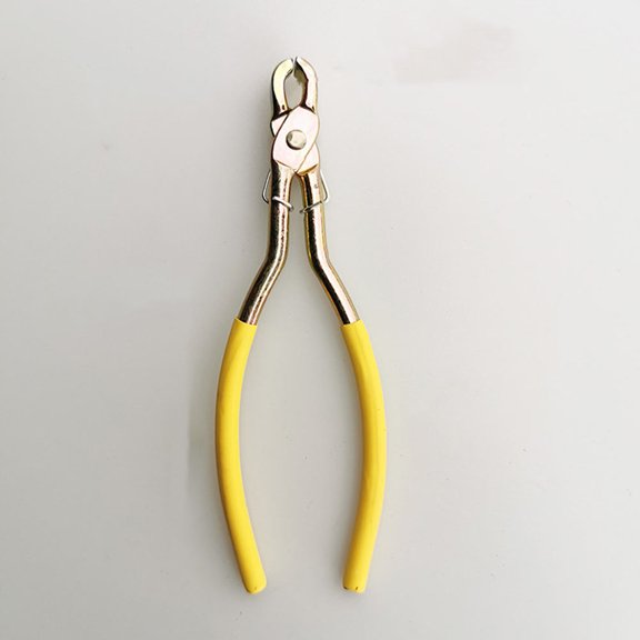 YOSADIER 3Pcs Household Pine Nut Clip Stainless Steel Nut Opener with Spring for Home Use in Yellow