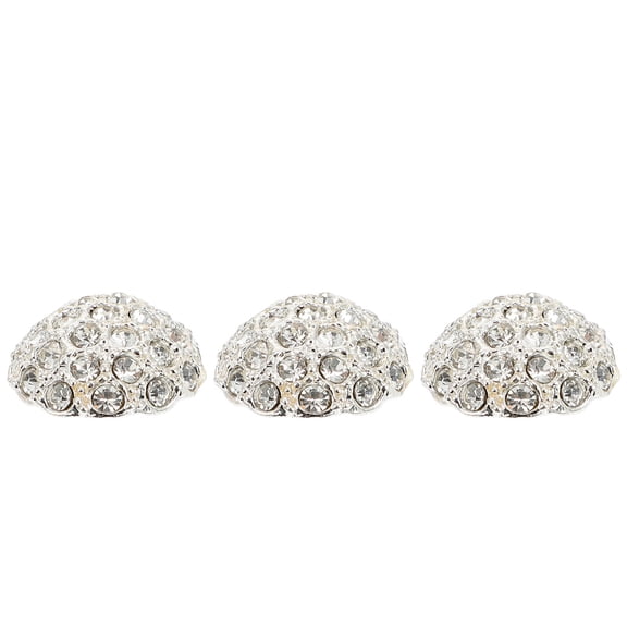 YOSADIER 3Pcs Crystal Upholstery Buttons for Sofa and Headboard Decorative Crafts