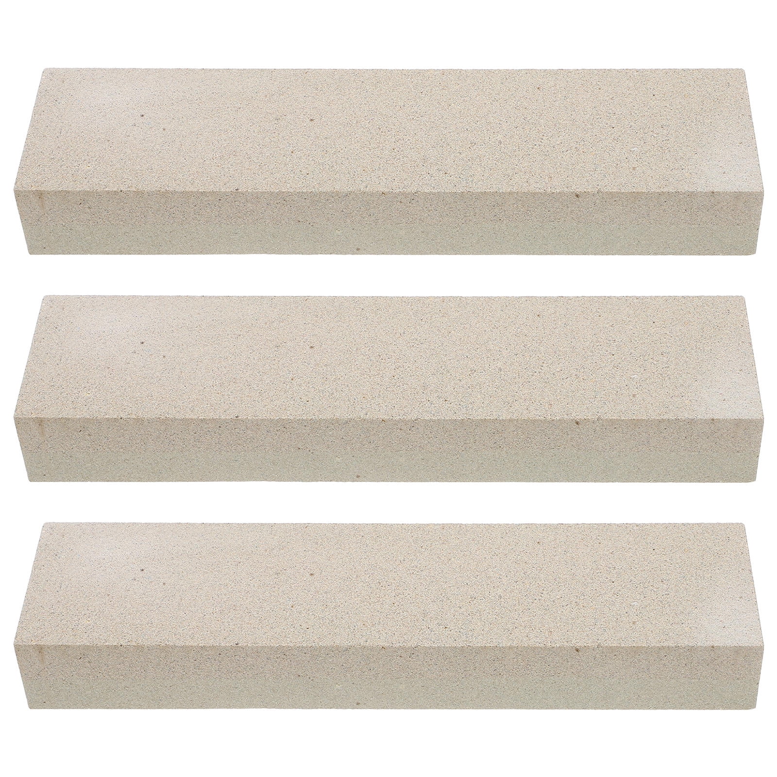 YOSADIER 3Pcs Double Sided Grey Sharpening Stone Tool for Kitchen Knives Scissors and Garden Tools Efficient Durable
