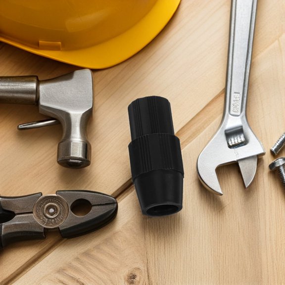 YOSADIER 4Pcs Adjustable Telescopic Rod for Tent Canopy Black Round Tube Adapter with Quick Installation