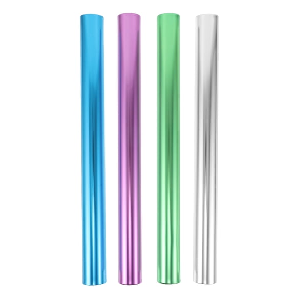 YOSADIER 4Pcs Aluminum Relay Baton for Running Track Race Lightweight Weather Resistant