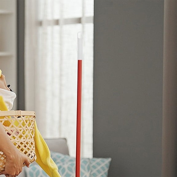 YOSADIER 4Pcs Plastic Mop Handle End Caps Lightweight White Covers for Home Office Use