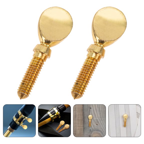 YOSADIER 4-Piece Golden Copper Saxophone Neck Repair Kit for Tenor Saxophones, Professional Musician Tools and Accessories