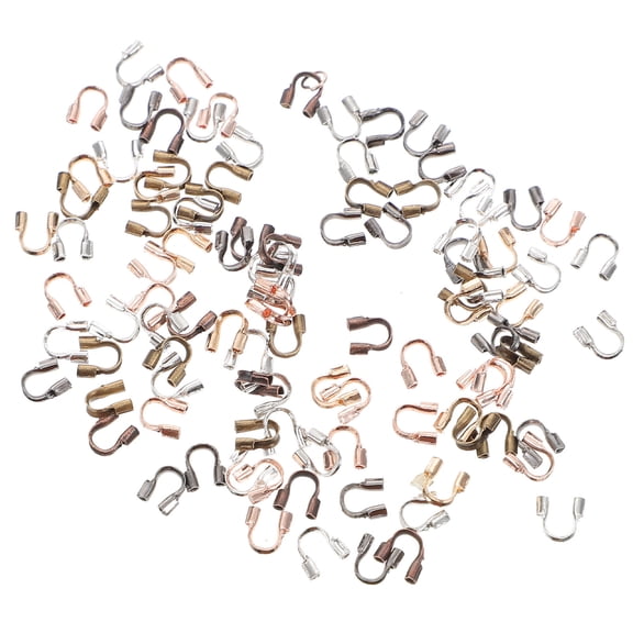 YOSADIER 500Pcs Elegant U Shape Craft Clasps Connectors Break Resistance for DIY Jewelry Making Projects