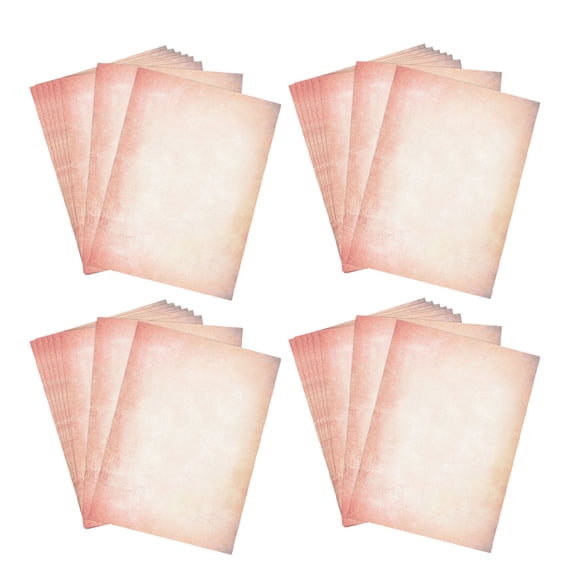 YOSADIER 60Pcs Decorative Vintage Letter Paper with Smooth Surface for Writing Printing and Crafting