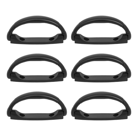YOSADIER 6Pcs Amplifier Handles Cylindrical Black for Users of Audio Equipment 4.3x2x0.8in