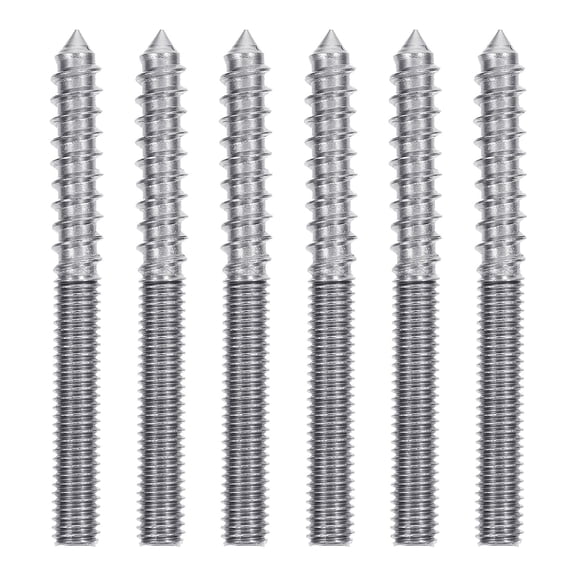YOSADIER 6Pcs Double Ended Screws Self Tapping Screws Stainless Steel for Outdoor Use