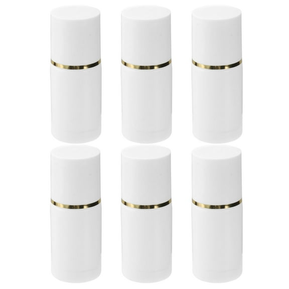 YOSADIER 6Pcs Liquid Sub Packaging Bottles White Practical Design for Business Trip General Users