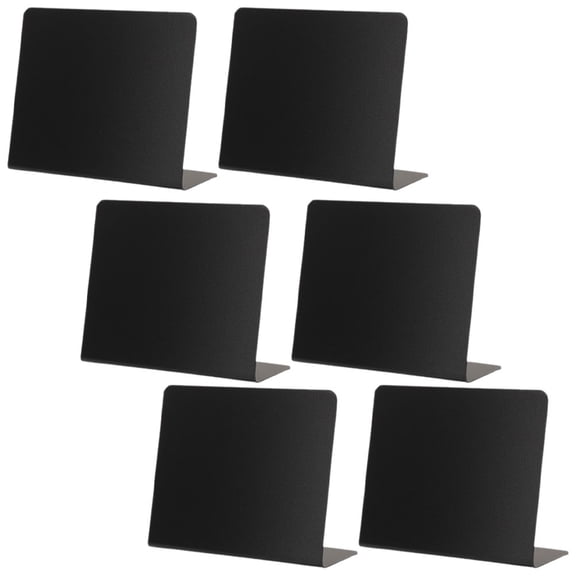YOSADIER 6Pcs Portable Drawing Blackboards Black Desktop for Writing and Display Use