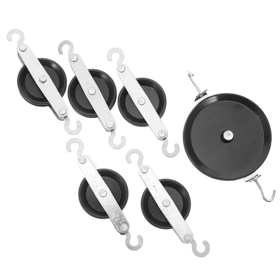 YOSADIER 6Pcs Single Pulley Wheel Kit for Physics Education and Science Classroom Activities