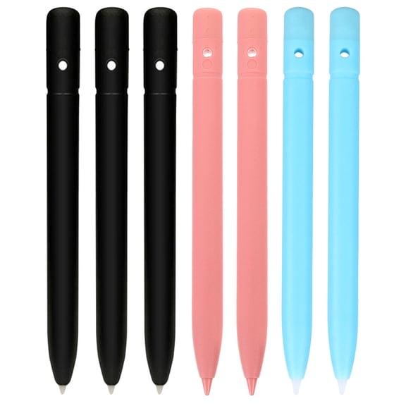 YOSADIER 7Pcs Stylus Pen for LCD Writing Tablet Assorted Colors Plastic with Soft Tips for Smooth Drawing
