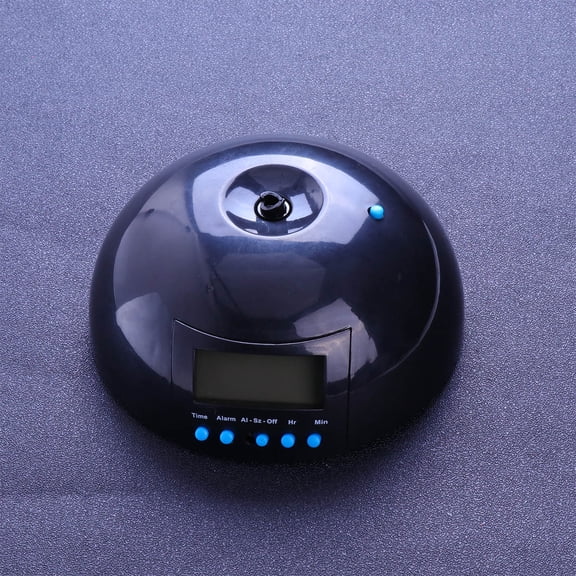 YOSADIER Flying Lazy Alarm Clock with Loud Helicopter Sound and LED Display in Black