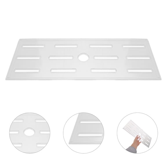 YOSADIER Aquarium Reptile Lid Transparent Plastic Top Cover for Fish Tank with Jump Prevention