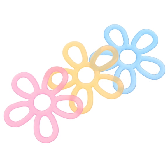YOSADIER 3-Pack Flower Shaped Hand Grip Strengtheners for Finger Muscle Exercise, Rehab, and Strength Training