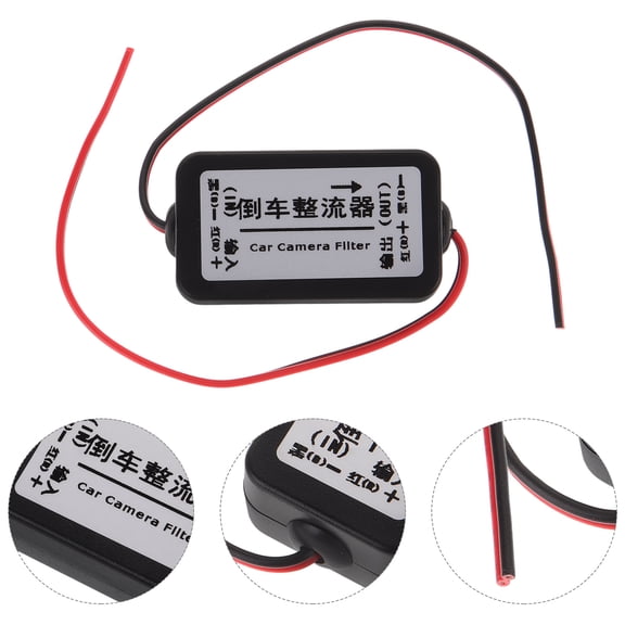 YOSADIER Auto Camera Power Relay Capacitor Filter for Car Rearview Camera and Navigation System