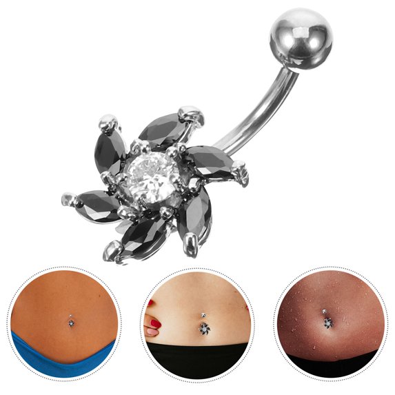 YOSADIER Belly Button Rings Stainless Steel Navel Decoration for Women ...