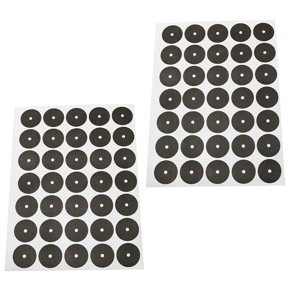 YOSADIER Billiards Table Sticker Pool Table Markers Black Synthetic Material Prevent Breakage for Enthusiasts 70 Pieces