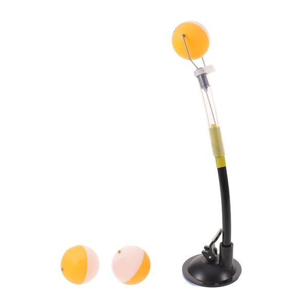 YOSADIER Black Portable Ping Pong Trainer with Suction Base for Indoor Single Person Sports Training