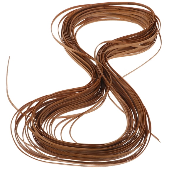 YOSADIER Cane Webbing Rattan Roll 1 Roll Deep Wood Color Plastic Rattan Material Craft Making Indoor Outdoor