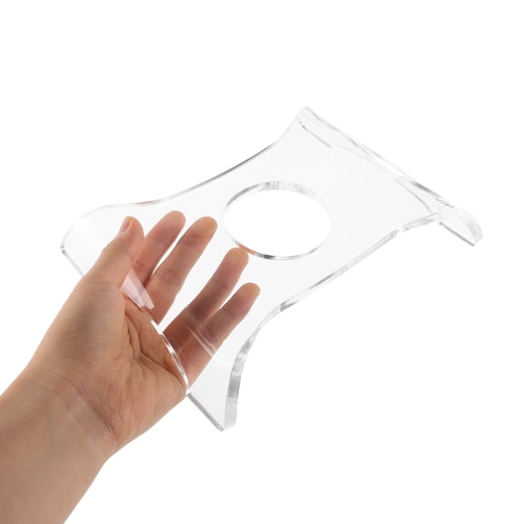 YOSADIER Clear Acrylic Guitar Rack for Acoustic and Electric Guitars, Lightweight Space-Saving Stand for Home and Studio