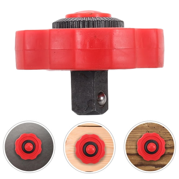 YOSADIER Compact Red Thumb Ratchet Driver with Plastic Coated Finger Wrench for Use