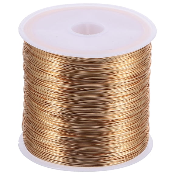 YOSADIER Tarnish Resistant Copper Wire Roll Golden Color for Crafting and Gardening Use