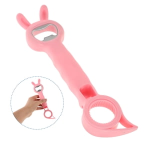 YOSADIER Multifunctional Kitchen Can Opener with Stainless Steel Jar Opener and Bottle Cap Remover Tool