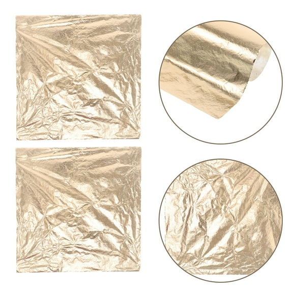 YOSADIER Golden Foil Transfer Sheets for DIY Crafting Decorating and Artistic Applications