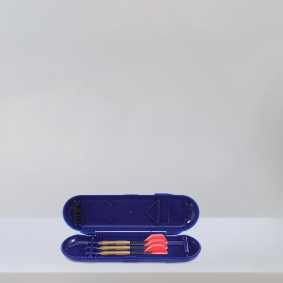 YOSADIER Dart Storage Box 2pcs Soft Tip Darts Storage Modern Design Circular for Tournaments