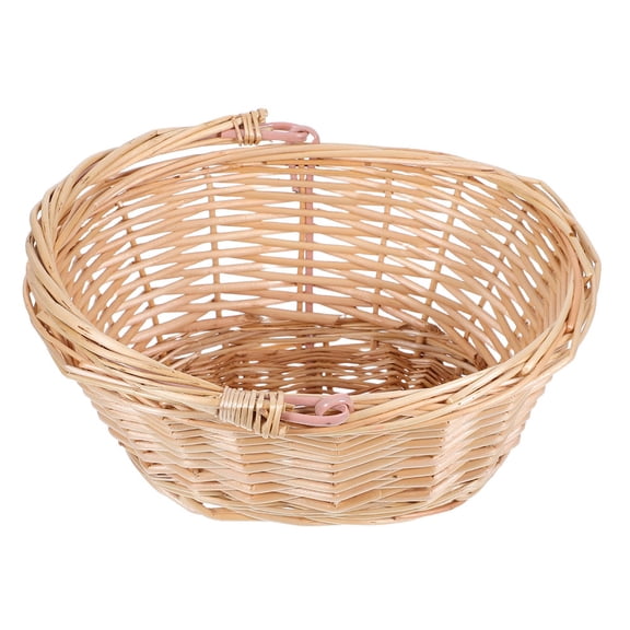YOSADIER Multipurpose Basket Wicker Storage Bins Handwoven Outdoor Activities Indoor Organization 1Set