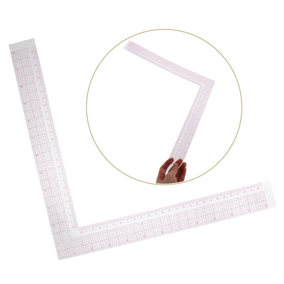 YOSADIER Ergonomic Ruler for Accurate Clothing Pattern Design and Fabric Measurement Tool