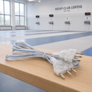YOSADIER Stainless Steel Epee Fencing Body Wire Set with Clear Plastic Cover, and Sleek Design for Fencing Gear