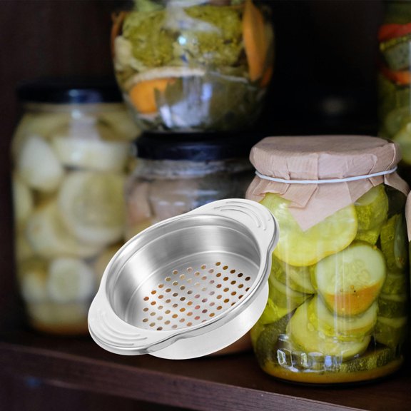 YOSADIER Food Strainer Colander Tool Silver 1Pcs For Household Cooking Needs