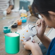YOSADIER Green Silicone Mug Wrap Clamp with Stainless Steel Fixture for Heat Transfer Cups and Crafting