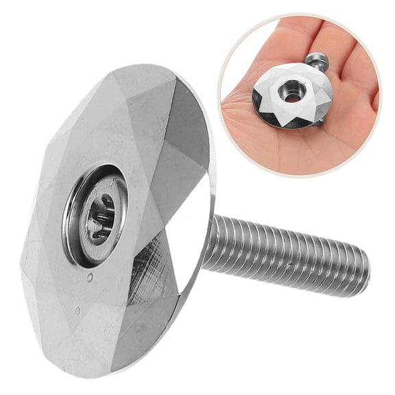 YOSADIER Headset Bolt Bike Stem Cap Aluminum Alloy Silver For Cyclists 1 Set