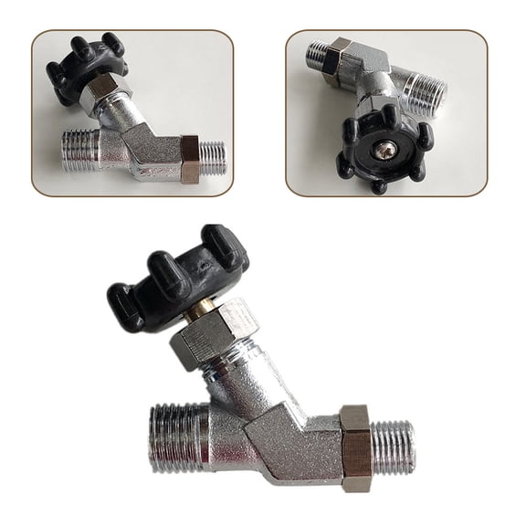 YOSADIER Plated Silver Steam Iron Drain Valve with Air Release for Home Use Corrosion Resistant