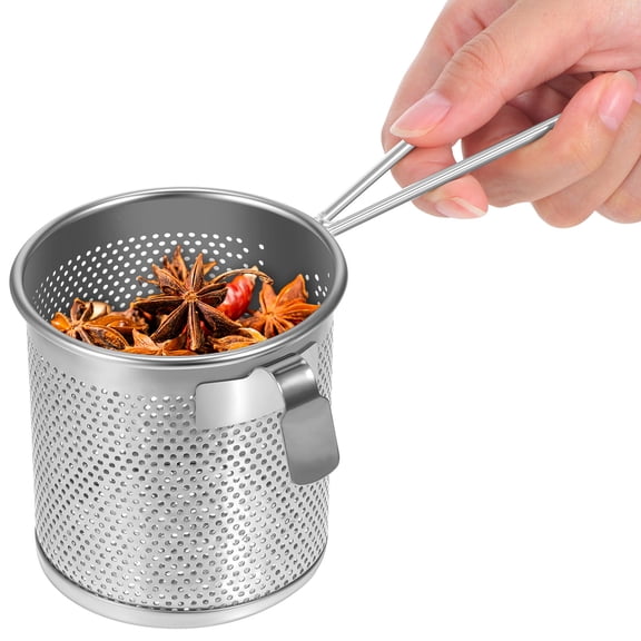 YOSADIER Hot Pot Divider with Hanging Mesh Colander, Practical Kitchen Tool for Home Cooking and Restaurant Use
