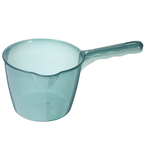 YOSADIER Lightweight Blue Plastic Ladle for Kitchen Water Scooping and Household Tasks