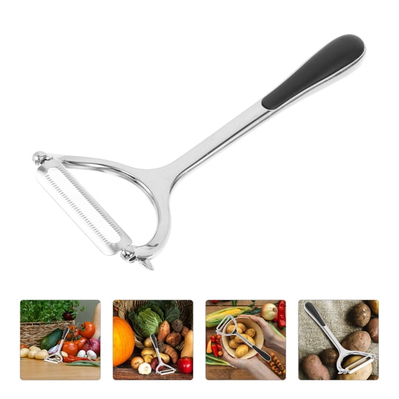 YOSADIER Multifunctional Cucumber Slicer Vegetable Peeler Zinc Alloy Dualblade Efficiency 1Set