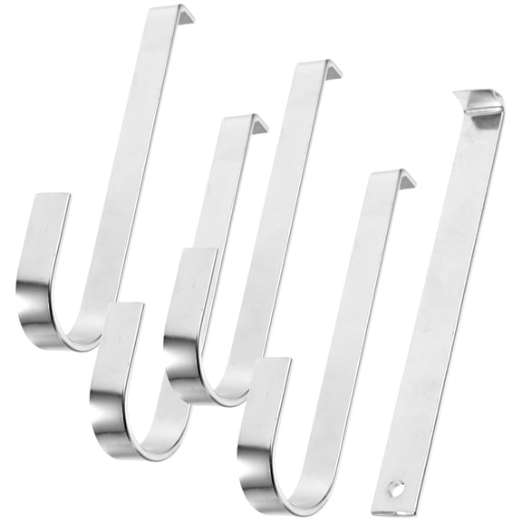 YOSADIER 1Set Stainless Steel Sliding Hooks for Vinyl Siding No Drilling Hanging Decoration Clips