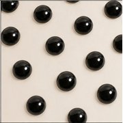 YOSADIER Plastic Flat Back Doll Eyes, 200 Count, 16mm Black Craft Eyes for Crochet and Stuffed Animals