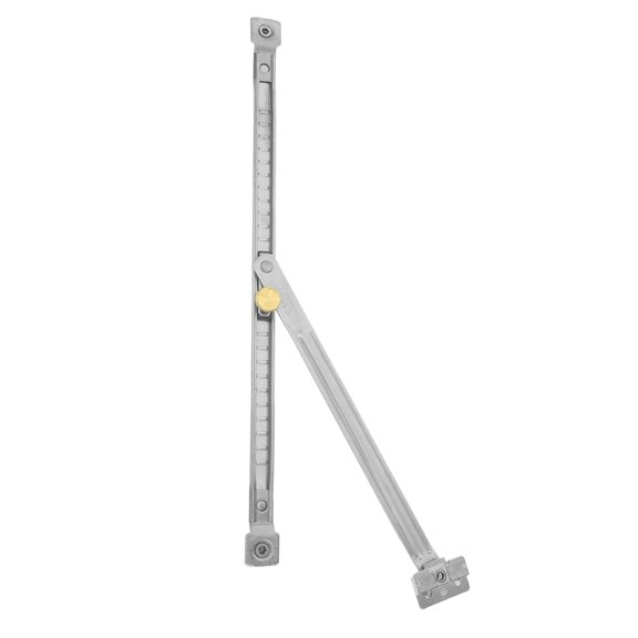 YOSADIER Plated Silver Adjustable Sash Stay with Windproof Design and Rustproof Window Hardware