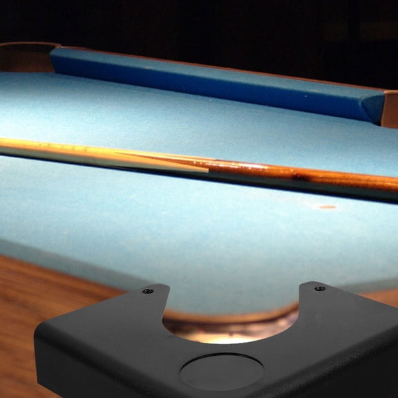 YOSADIER Black ABS Pool Table Corner Plate with Sleek Design for Billiards Table